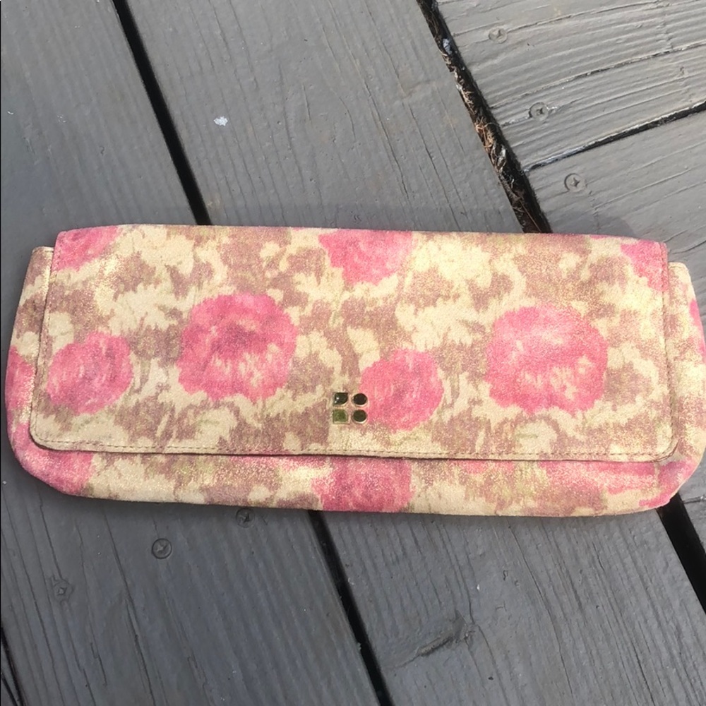 Kate Spade floral clutch